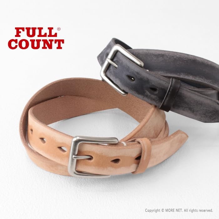 Amazon | [FULLCOUNT] フルカウント ワイルドレザーナローベルト 6218